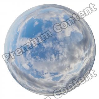 HDRi Skydome of Clouded Sky 12K